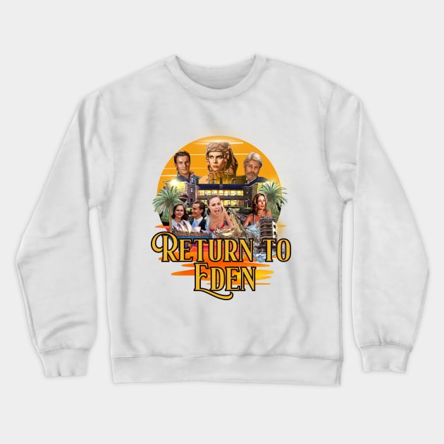 Return To Eden Crewneck Sweatshirt by Simontology